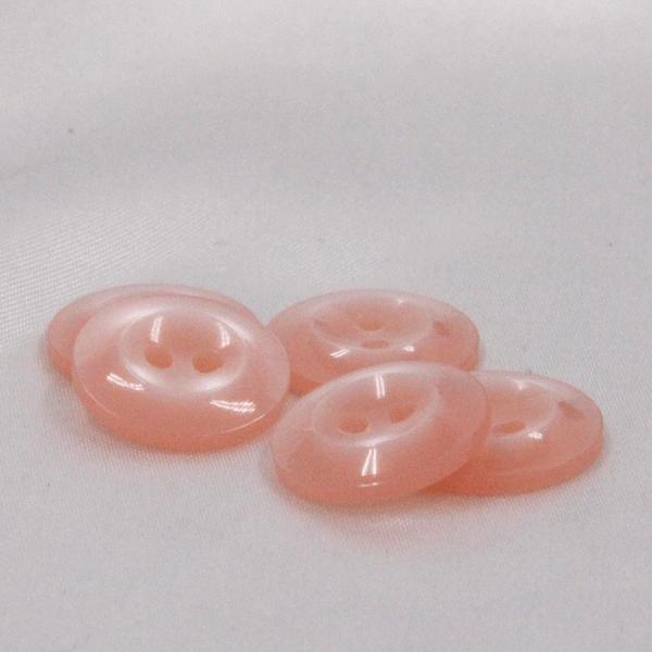 ボタン プラスチックボタン 18mm 12/桃色 ピンク 10個入 シャツ