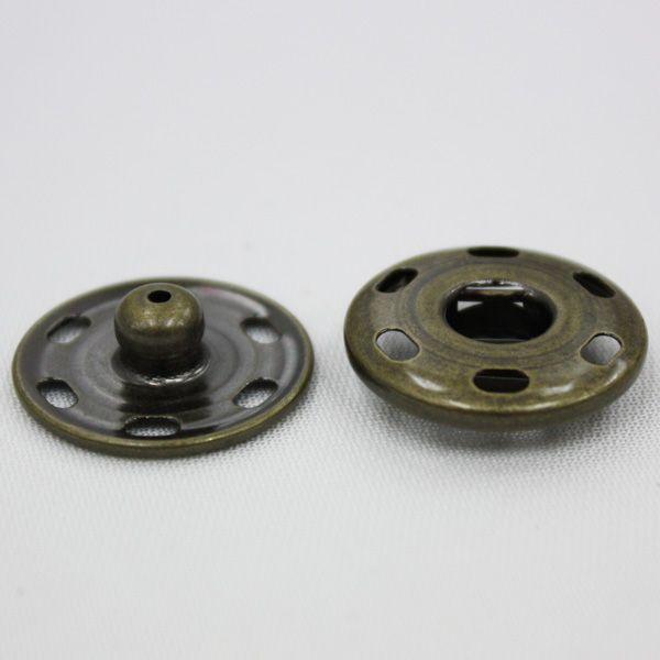 ボタン スナップボタン 25mm AG アンティックゴールド / １セット ASP0001  縫い付けタイプ ボタン 手芸 通販｜assure-2｜02