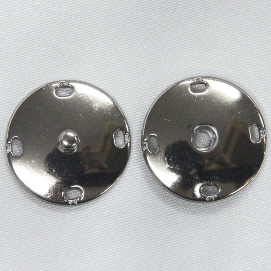ボタン スナップボタン 20mm N ニッケル / 1セット ASP0009 縫い付け