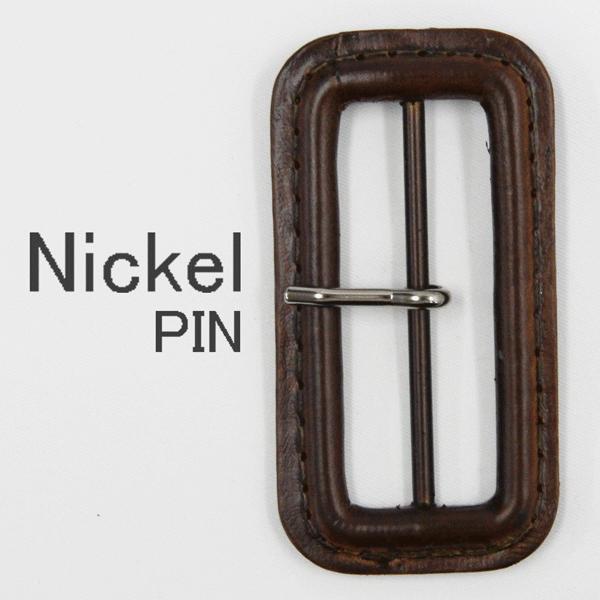 55mm 本革バックル 茶 55mmのベルト用 AXP5641-3-KP1N-18 バックルピン  