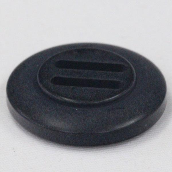 ボタン 釦 ミリタリーボタン 20mm 1個入 黒 ブラック パラシュート