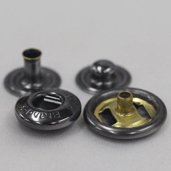 ボタン ドットボタン 5BX 5BrandX 15mm 5セット入 ホック P-HBK BN xP