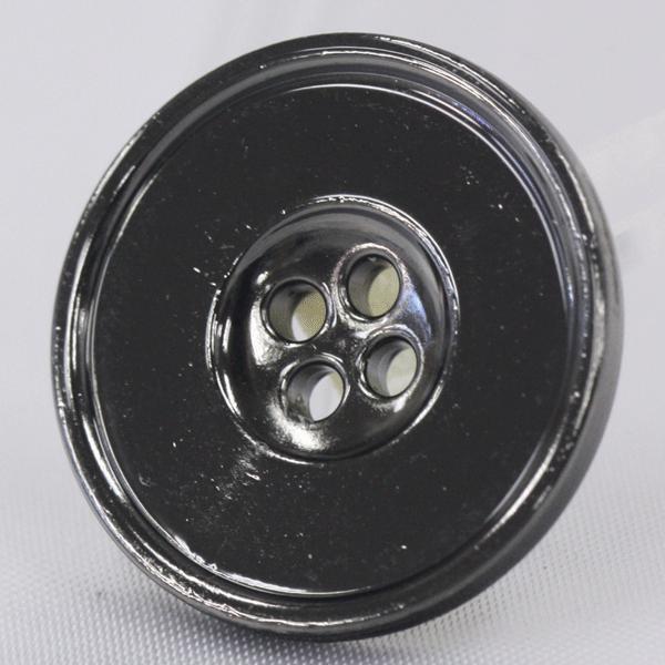 ボタン メタルボタン 金属ボタン 表4つ穴 18mm 1個入 釦 キャスト ブラックニッケル  シャツ ブラウス ジャケット スーツ向｜assure-2｜03