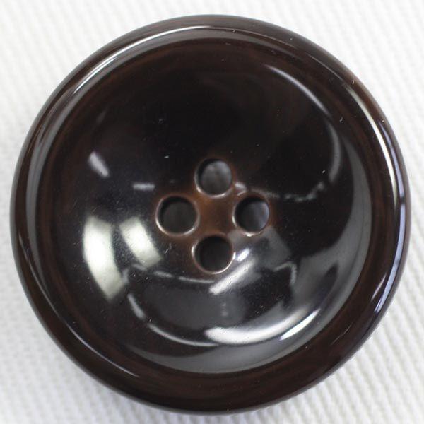 ボタン プラスチックボタン 48 茶系 30mm 1個入 ナット調  ジャケット コート向 ボタン 手芸 通販｜assure-2