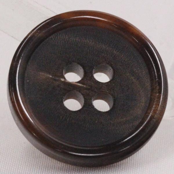 ボタン 本水牛ボタン レッドブラウン 23mm 1個入 天然素材 ジャケット コート向 ボタン 手芸 通販｜assure-2｜03