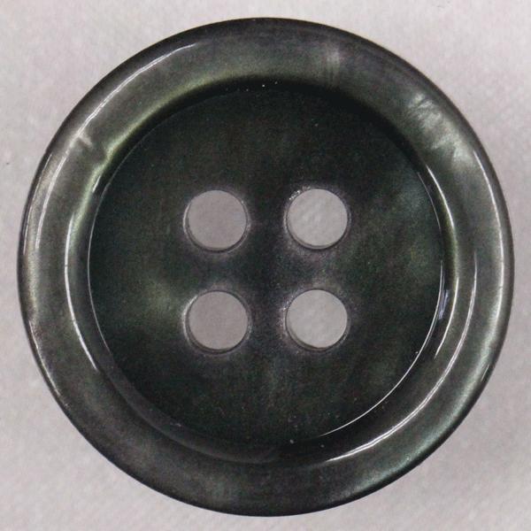 ボタン プラスチックボタン K12 深緑 23mm 1個入 カラフル 貝調  ジャケット コート向 ボタン 手芸 通販｜assure-2