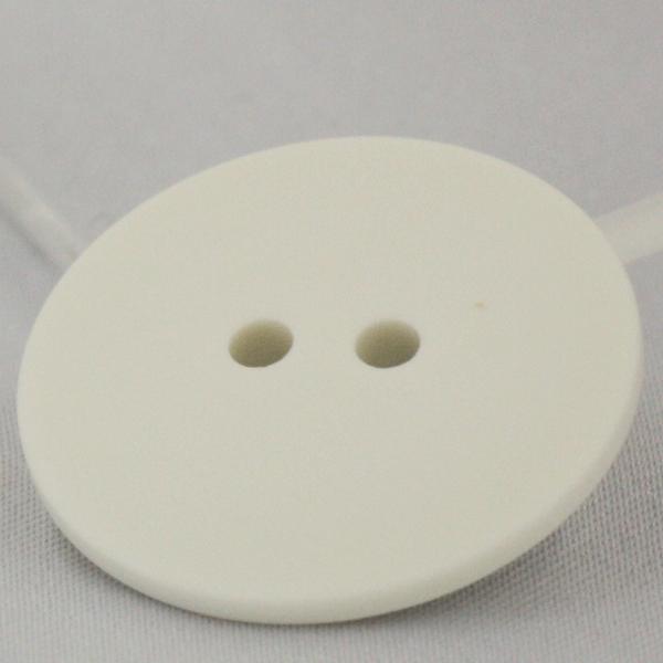 ボタン ラクトボタン 白 40mm 1個入 カゼイン素材の高級ボタン  ジャケット コート向 ボタン 手芸 通販｜assure-2｜03