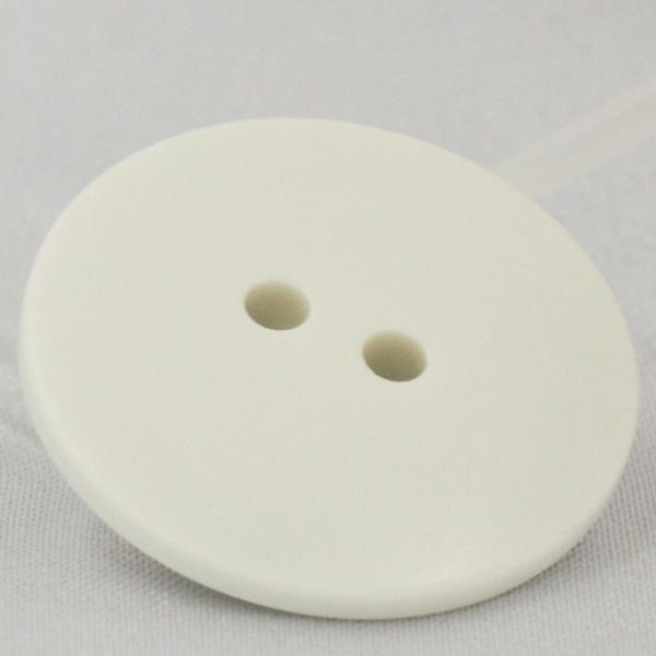 ボタン ラクトボタン 白 半ツヤ 18mm 1個入 カゼイン素材の高級ボタン  スーツ ジャケット向 ボタン 手芸 通販｜assure-2｜02
