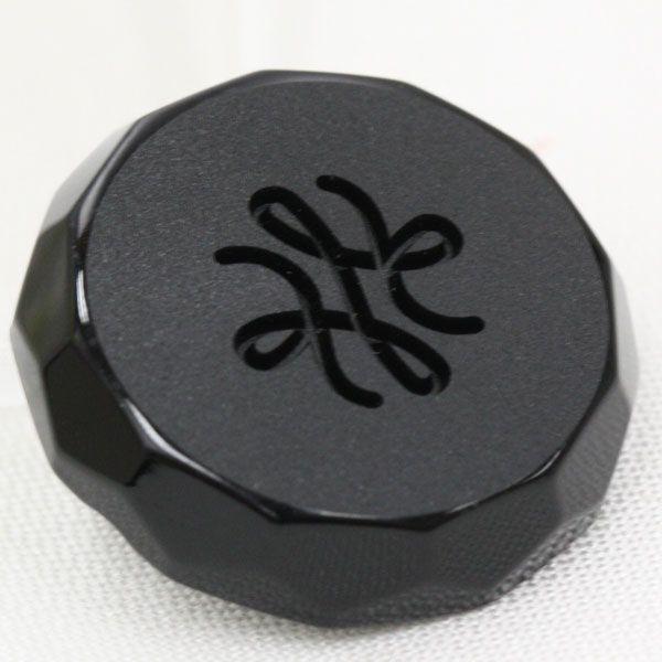 ボタン ラクトボタン LP7076 黒 21mm 20mm 代用 1個入 カゼイン素材の高級ボタン フォーマル向 ボタン 手芸 通販｜assure-2｜04