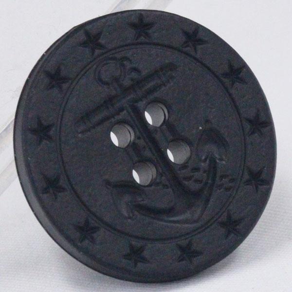 ボタン 黒 ブラック 28mm アンカー イカリ プラスチックボタン ピーコート マリン調 水兵 手芸 通販｜assure-2｜04