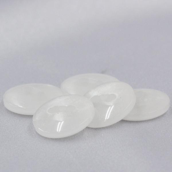 ボタン プラスチックボタン 11.5mm 1個入 釦 表2つ穴 白 ホワイト  シャツ ブラウス カーディガン 向 手芸 通販 日本製｜assure-2｜04