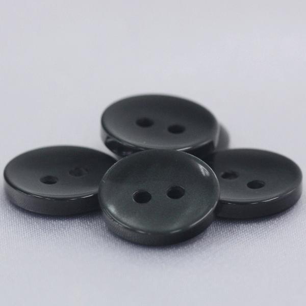 ボタン プラスチックボタン 09 黒 15mm 1個入 貝調  シャツ ブラウス ジャケット スーツ袖向 ボタン 手芸 通販｜assure-2｜05