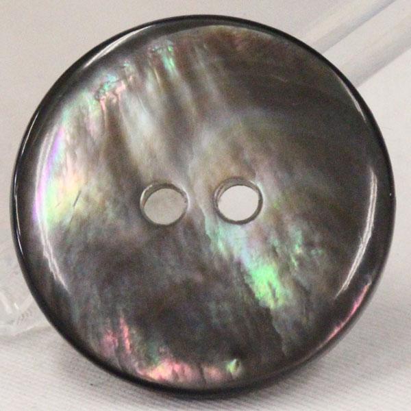 ボタン 貝ボタン 黒蝶貝 11.5mm 1個入 釦 天然素材 シェルボタン 