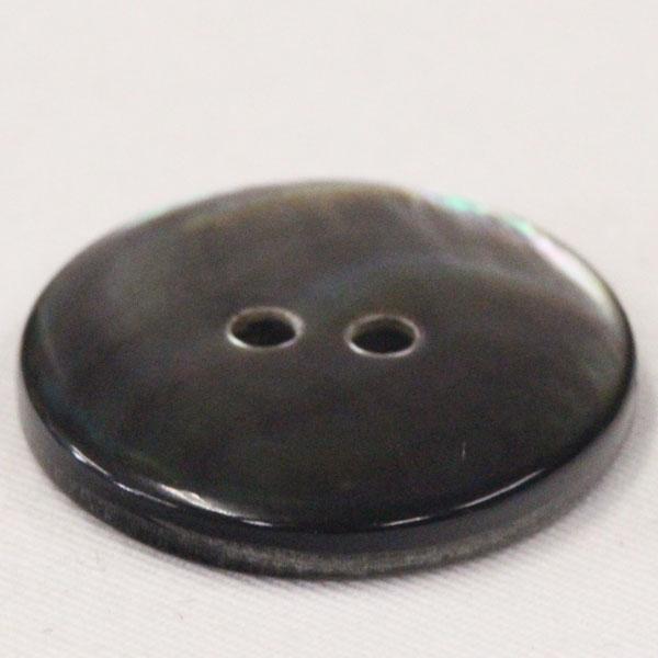 ボタン 貝ボタン 黒蝶貝 11.5mm 1個入 釦 天然素材 シェルボタン 
