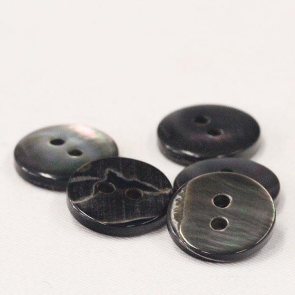 ボタン 貝ボタン 黒蝶貝 20mm 1個入 釦 天然素材 シェルボタン スーツ
