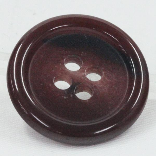 ボタン 水牛調 プラスチック 赤 エンジ系 13mm  1個入 シャツ ブラウス カーディガン 向 ボタン 手芸 通販｜assure-2｜04