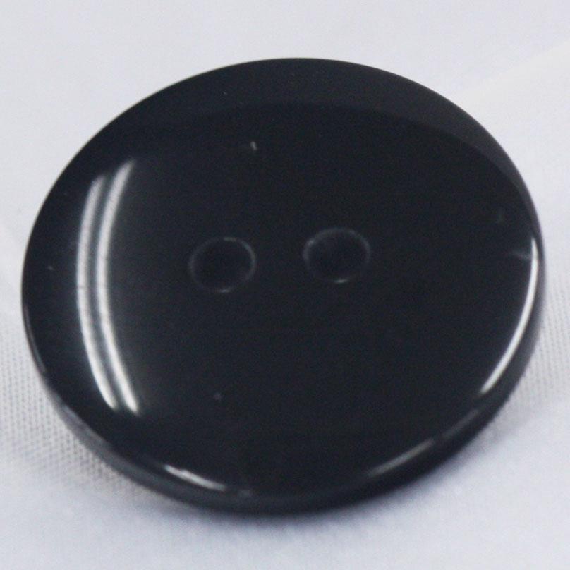 ボタン プラスチックボタン 09 黒 13mm 10個入 貝調 碁石型 2つ穴 裏ボタン 力釦  シャツ ブラウス カーディガン 向 ボタン 手芸 通販｜assure-2｜05