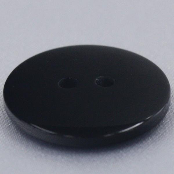 ボタン プラスチックボタン 09 黒 20mm 1個入 貝調 碁石型 2つ穴 裏ボタン 力釦  スーツ ジャケット向 ボタン 手芸 通販｜assure-2｜04