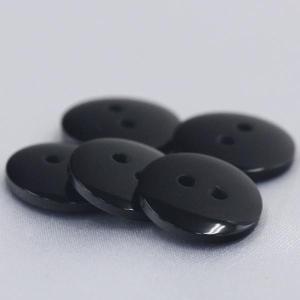 ボタン プラスチックボタン 09 黒 20mm 1個入 貝調 碁石型 2つ穴 裏ボタン 力釦  スーツ ジャケット向 ボタン 手芸 通販｜assure-2｜07