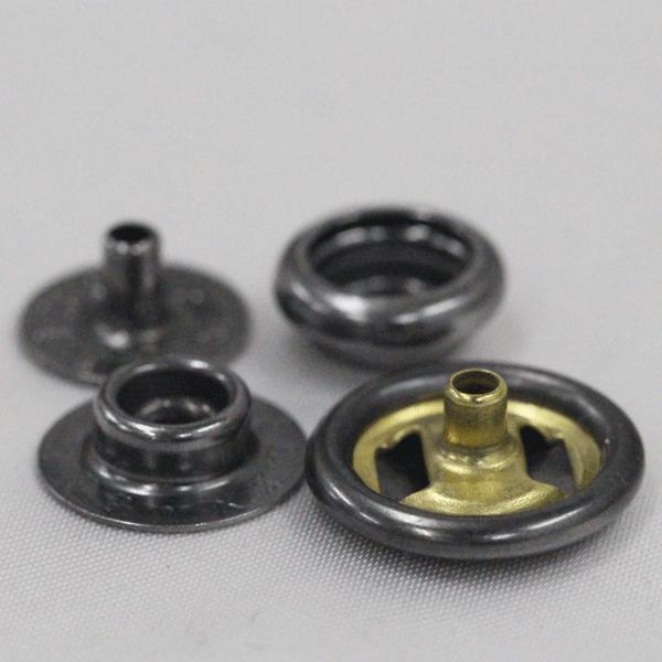 ボタン ドットボタン 7301 SELEX 15mm 5セット入 ジャンパーホック P-HBK BN ｘP-HBK BN キャップサイズ 15mm しっかりした着脱感 セレックス｜assure-2｜05