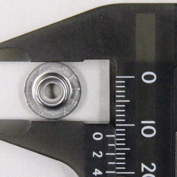 ボタン ドットボタン 7301 SELEX 15mm 5セット入 ジャンパーホック 黒