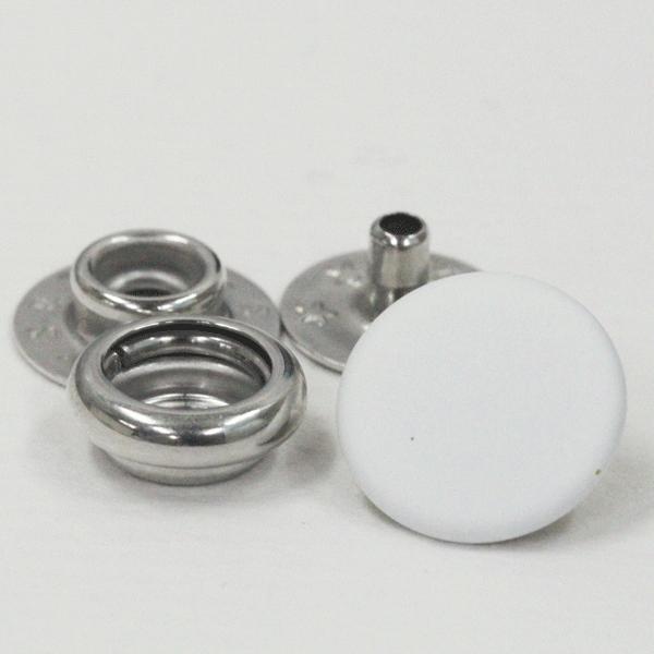 ボタン ドットボタン 7301 SELEX 13mm 5セット入 ジャンパーホック 白