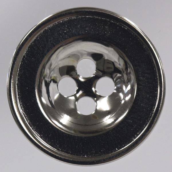 ボタン メタルボタン 金属ボタン 表4つ穴 18mm 1個入 釦 真鍮 ニッケル  シャツ ブラウス ジャケット スーツ向 手芸 通販｜assure-2
