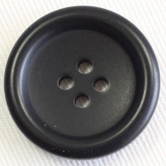 ボタン スコッチボタン ボタン 水牛調 プラスチック 23mm  黒 1個入 ブラックフォーマル ジャケット コート向 ボタン 手芸 通販