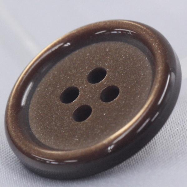 ボタン プラスチックボタン 47 茶系 30mm 1個入 貝調  ジャケット コート向 ボタン 手芸 通販｜assure-2｜02