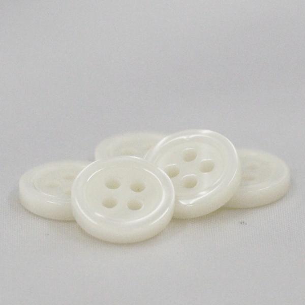 業務用シャツボタン  13mm （白） 500個入 割れ 欠けに強いプラスチック / VSO9001-01 (シャツ・ブラウス向） ボタン 手芸 通販｜assure-2｜03