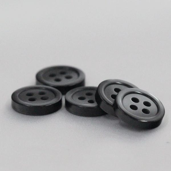 ボタン 業務用シャツボタン 10mm 黒 100個入 割れ 欠けに強いプラスチック シャツ ブラウス向 ボタン 手芸 通販｜assure-2｜03