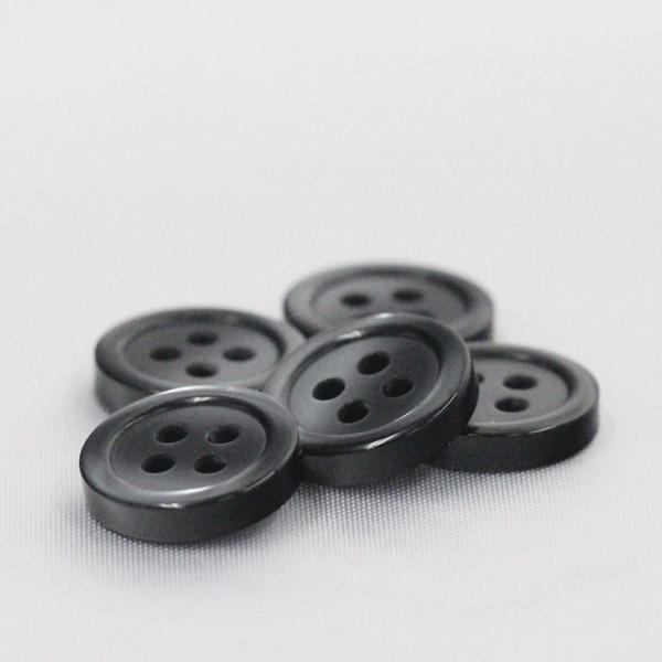 ボタン 業務用シャツボタン 10mm 黒 500個入 割れ 欠けに強いプラスチック シャツ ブラウス向 ボタン 手芸 通販｜assure-2｜02