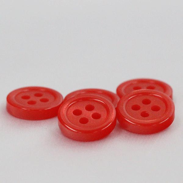 ボタン シャツボタン 10mm 赤 10個入 割れ 欠けに強いプラスチック ボタン シャツ ブラウス カーディガン 向 ボタン 手芸 通販｜assure-2｜04