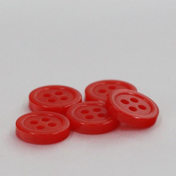 ボタン 業務用シャツボタン 11.5mm 赤 500個入 割れ 欠けに強いプラスチック シャツ ブラウス向 ボタン 手芸 通販｜assure-2｜05