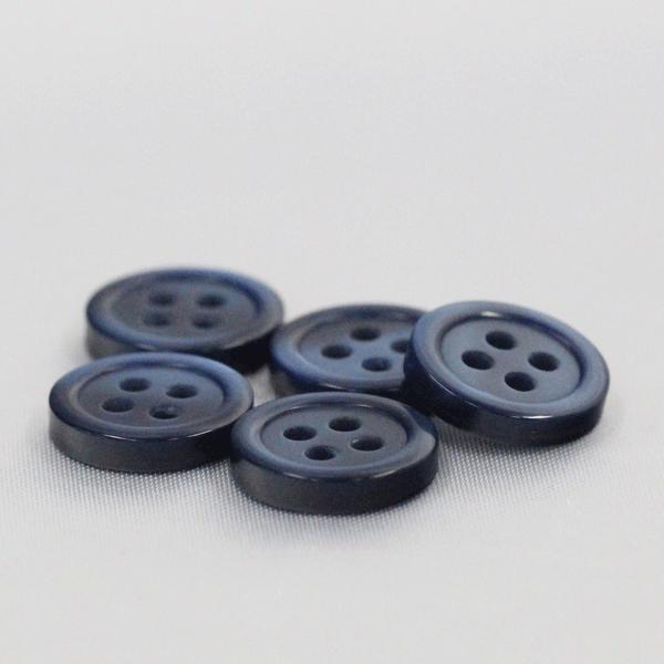 ボタン 業務用シャツボタン 11.5mm 紺 500個入 割れ 欠けに強いプラスチック シャツ ブラウス向 ボタン 手芸 通販｜assure-2｜03