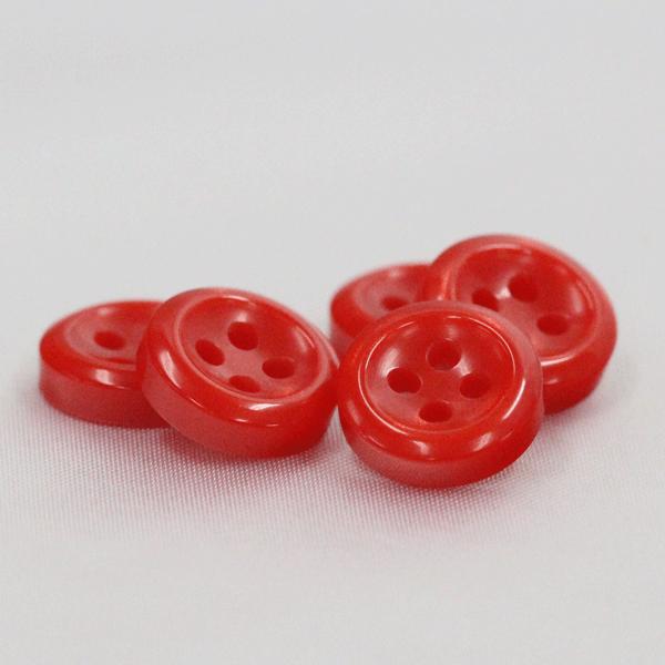 業務用シャツボタン  9mm （赤） 500個入 割れ 欠けに強いプラスチック / VSO9002-15 (シャツ・ブラウス向） ボタン 手芸 通販｜assure-2｜05