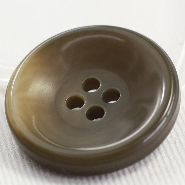 ボタン プラスチックボタン 41 茶系 23mm 1個入 ナット調  ジャケット コート向 ボタン 手芸 通販｜assure-2｜03