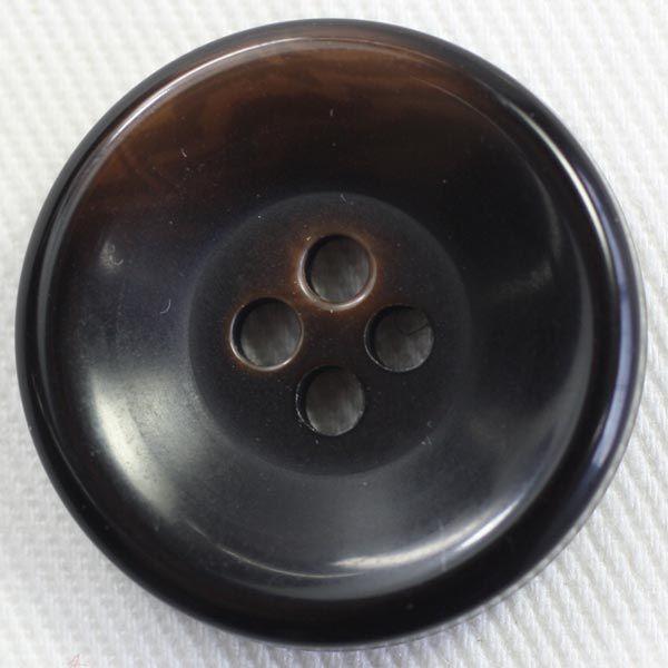 ボタン プラスチックボタン 48 茶系 23mm 1個入 ナット調  ジャケット コート向 ボタン 手芸 通販｜assure-2