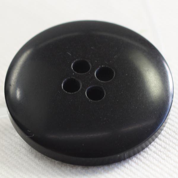 ボタン プラスチックボタン 09 黒 23mm 1個入 ナット調  ジャケット コート向 ボタン 手芸 通販｜assure-2｜04