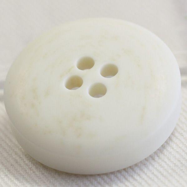 ボタン プラスチックボタン 01 白 25mm 1個入 水牛調  ジャケット コート向 ボタン 手芸 通販｜assure-2｜03