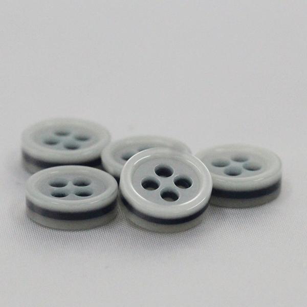 ボタン プラスチックボタン 白ｘ紺 10mm 10個入  カラフル  シャツ ブラウス カーディガン 向 ボタン 手芸 通販｜assure-2