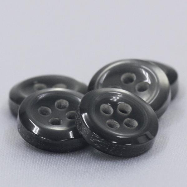 ボタン プラスチックボタン 09 黒 10mm 10個入 貝調  シャツ ブラウス カーディガン 向 ボタン 手芸 通販｜assure-2｜03