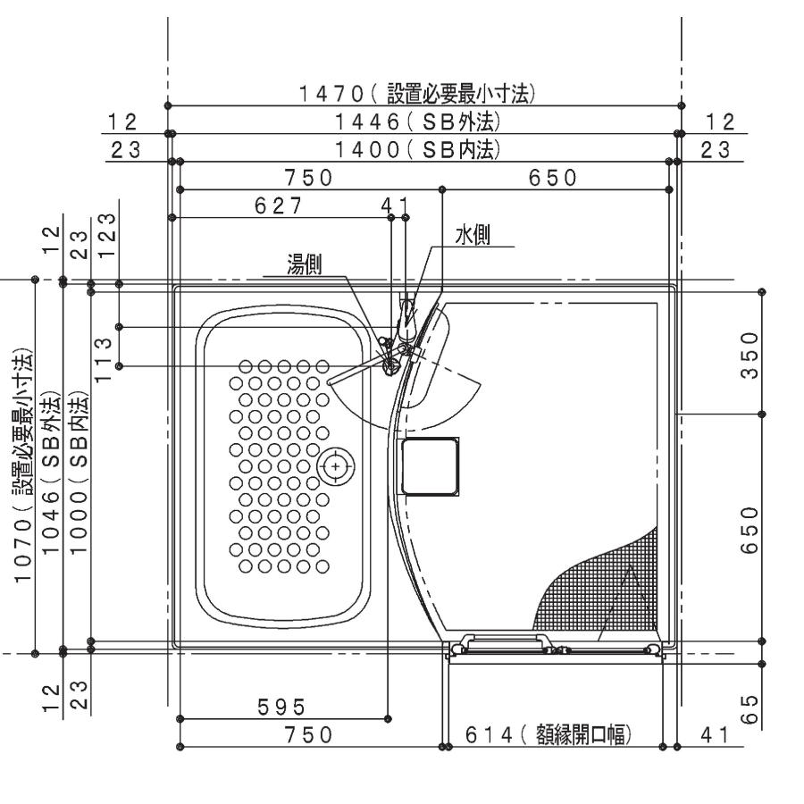 ハウステック ユニットバス NJB サイズ 1014 集合住宅 ハウステック ユニットバス NJB サイズ 1014 集合住宅