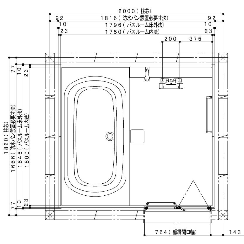 ハウステック ユニットバス ルクレ Rucre サイズ 1618 戸建 税 ハウステック ユニットバス ルクレ Rucre サイズ 1618 戸建 税