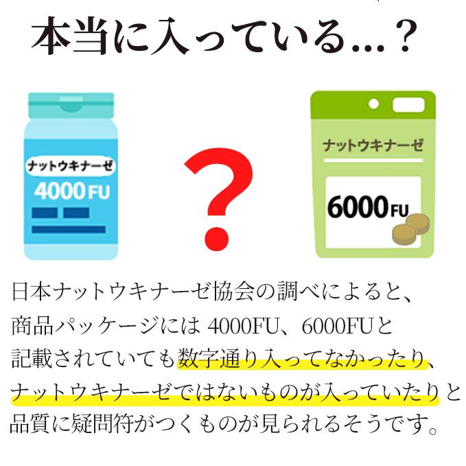 日本ナットウキナーゼ協会認定 ナットウキナーゼ  サプリ 2000FU/日 配合 2個セット ASTALIVE アスタライブ 納豆の源 60粒 30日分×2個 | 納豆激 納豆キナーゼ｜astalive｜09