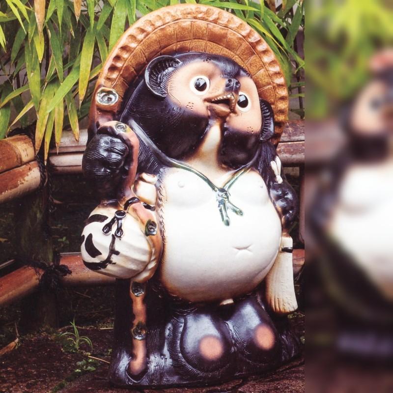 全品送料無料 W480 D300 H650 福ひねり狸 号 Ta 9009 01 信楽焼 陶器 狸 たぬき 置物 タヌキ 文字入れ 気質アップ Www Craftandskewers Co Uk