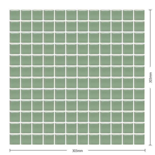 アートモザイクタイル(ケース) アートモザイク施釉22.5角 Art Mosaic 22.5角紙貼り 緑 20シート入 ATS225-A-6 / 名古屋モザイク :ATS225-A-6:ASTAS online shop - 通販 - Yahoo!ショッピング その他建築用タイル