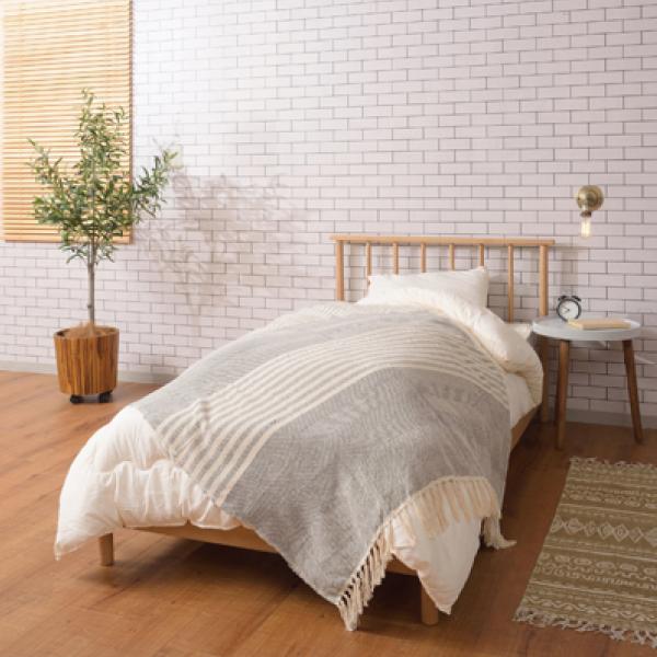 木製ブラウンベッド　カバー付き 楽天市場】シングルベッド 茶色 ブラウン 茶 単品 ベッド ベッド