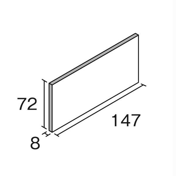 KYタイル / ベント 75二丁平 120枚入 BE-300 内装用壁タイル(ケース)