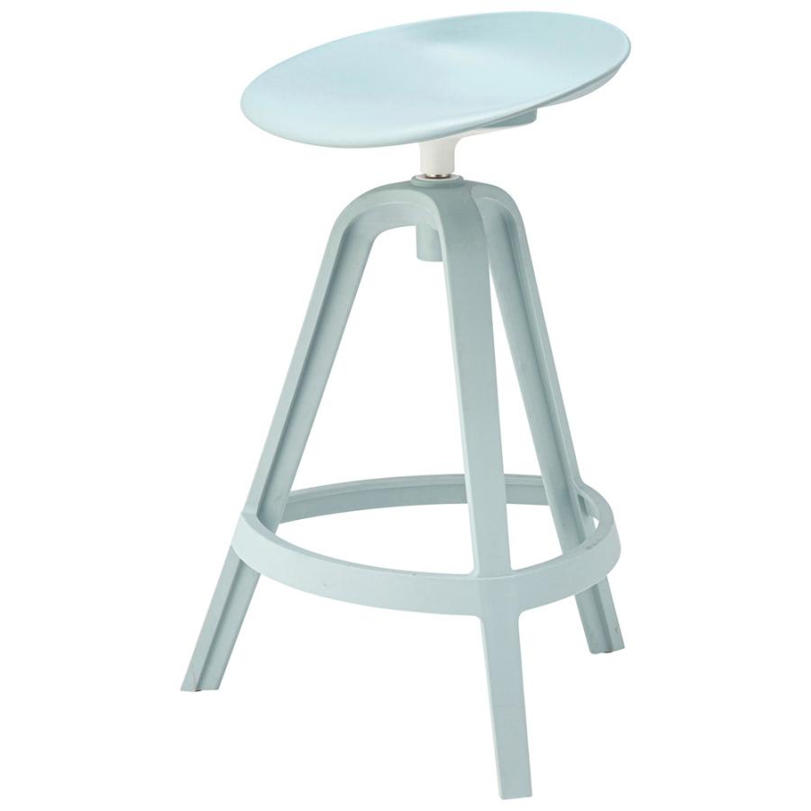 ハイスツール スツール アイスブルー 水色 おしゃれ 北欧 1人用 一人掛